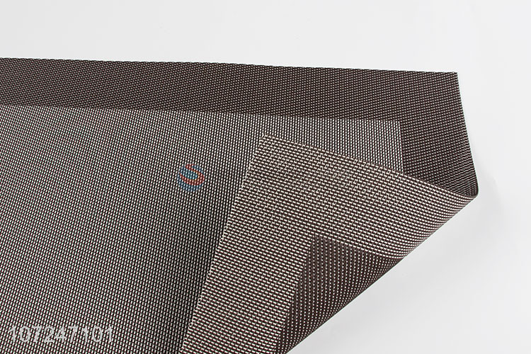 Excellent quality rectangle pvc placemat waterproof dinner mat