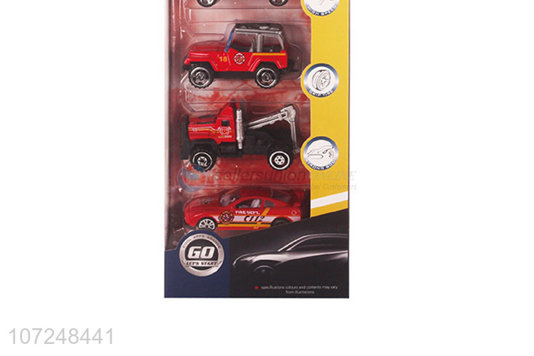 Credible quality die-cast fire-rescue car toy car model toys
