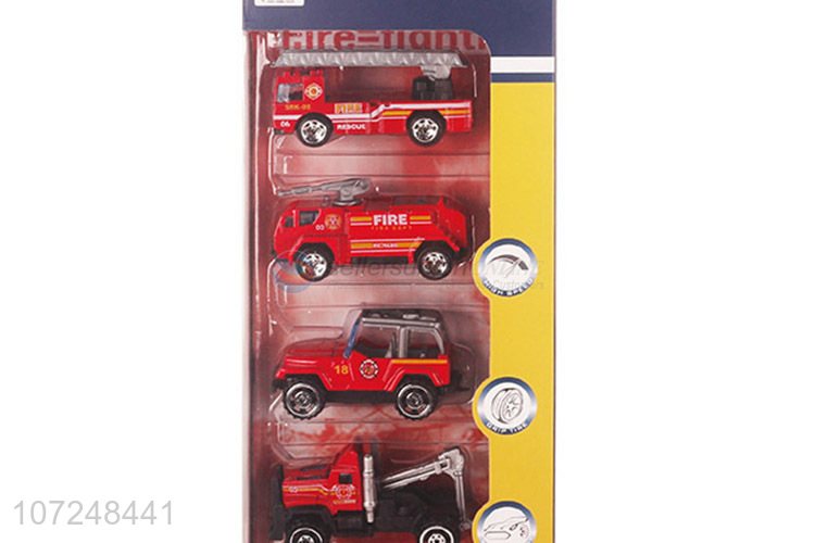 Credible quality die-cast fire-rescue car toy car model toys