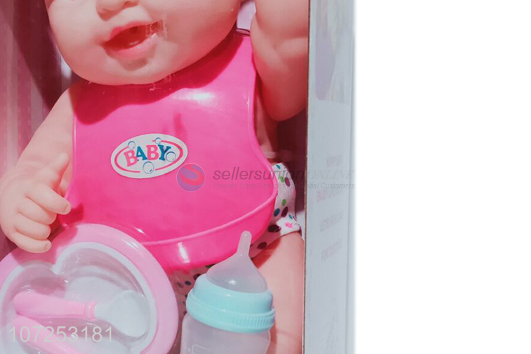 Unique Design Vinyl Baby Doll Play House Toy Set For Childrens