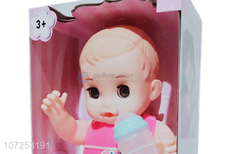 Direct Price Chidrens Gift Vinyl Baby Doll Play House Toy Set