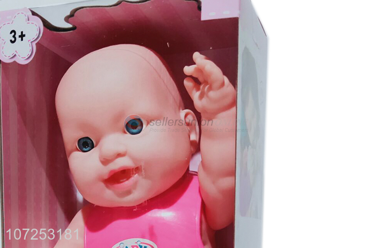 Unique Design Vinyl Baby Doll Play House Toy Set For Childrens