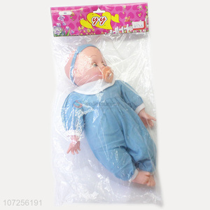 New Design Little Baby Doll Toy With Pacifier And Sound