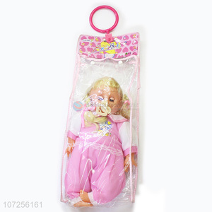 Top Quality Little Girls Doll Toy With Pacifier And Sound