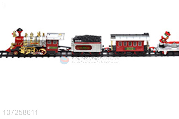 Latest design kids toys battery operated train set with track