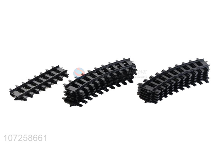 Good sale battery operated plastic train railway set slot toys