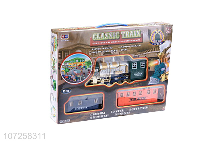 New products track train toy slot toy plastic rail train set