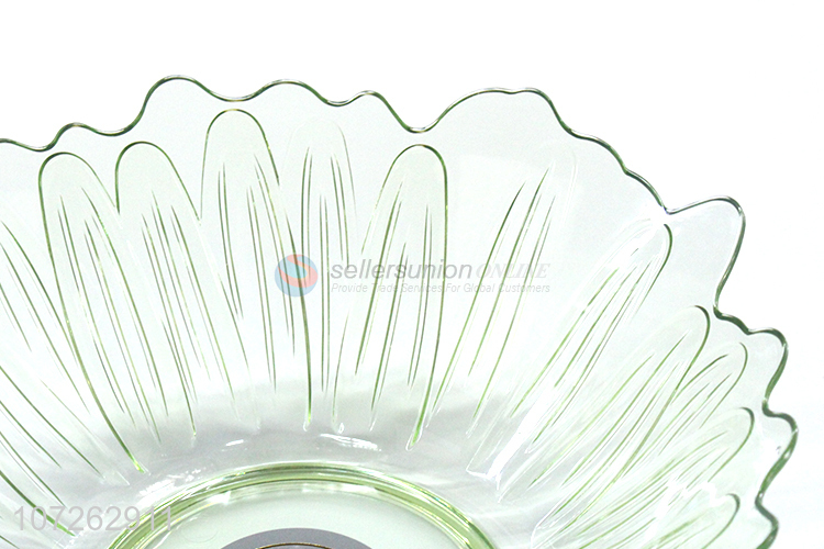 Best Quality Colorful Fruit Plate Transparent Resin Plate