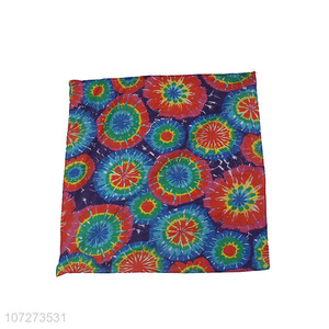 High quality multi-use cotton square scarf customized square bandana