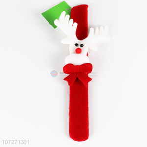 Low price Christmas gifts children reindeer slap bracelet