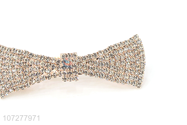 Wholesale Flat Hair Clip Fashion Alloy Spring Clip