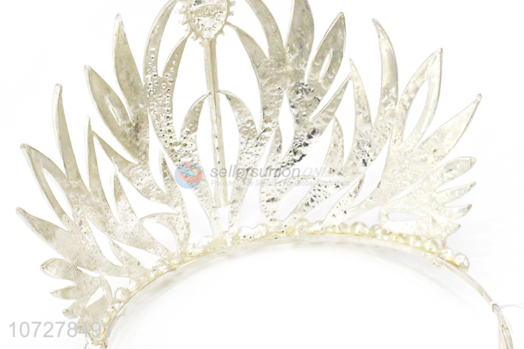 Good Quality Rhinestone Alloy Wedding Pageant Crown And Tiaras