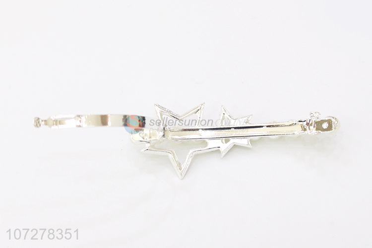 New Arrival Star Pearls Hair Clip Fashion Spring Clip