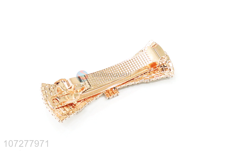 Wholesale Flat Hair Clip Fashion Alloy Spring Clip