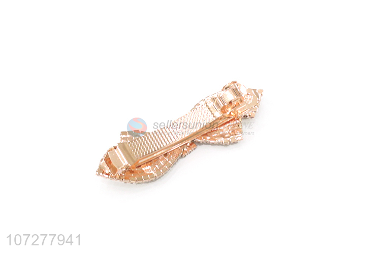 Fashion Style Rhinestone Hairpin Alloy Hair Clip