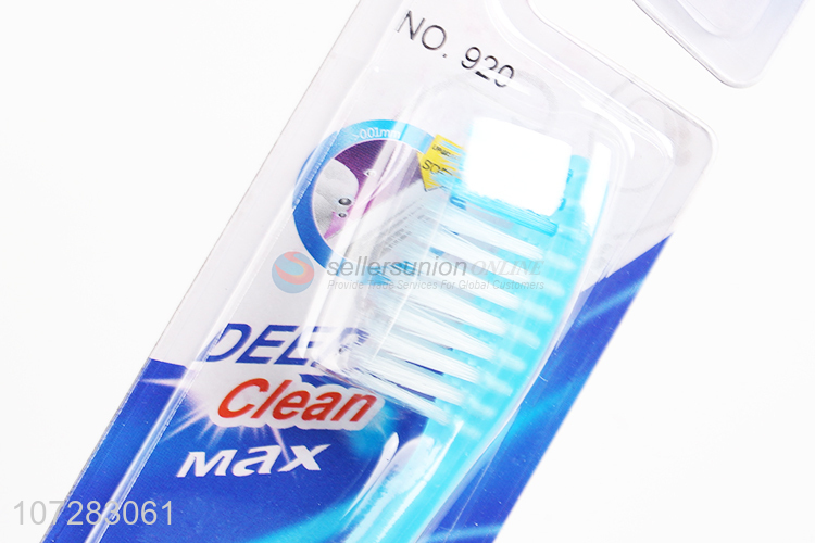 Suitable price eco-friendly plastic adult toothbrush with long handle