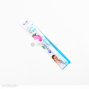 Unique design eco-friendly plastic adult toothbrush with long handle