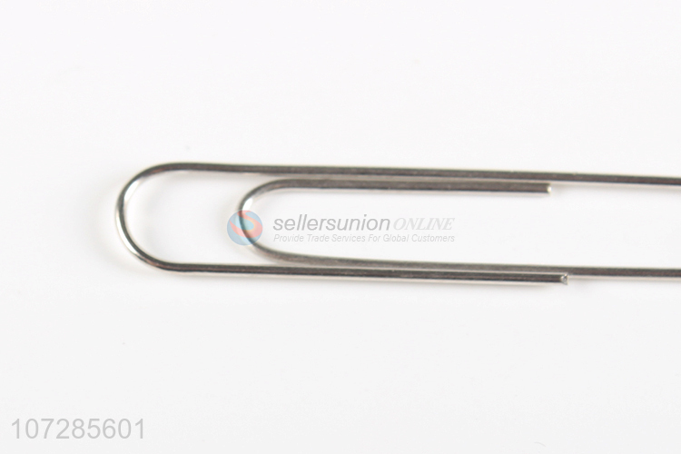 Wholesale cheap nickel plating 50mm office metal paper clips