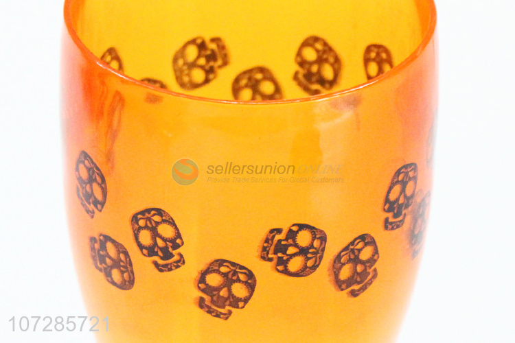 Hot Sale Skull Head Pattern Drinking Water Juice Plastic Cup
