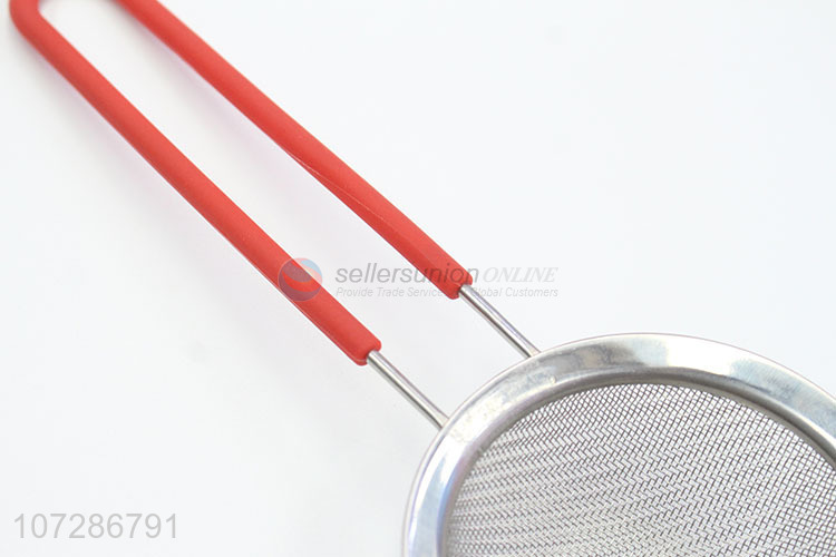 Factory price kithen tools stainless steel mesh oil stainer colander