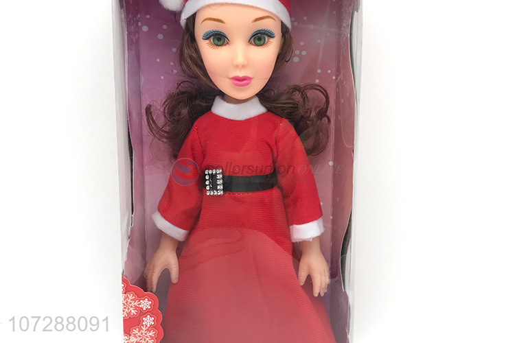 Custom 3D Eyeball Christmas Princess Music Doll