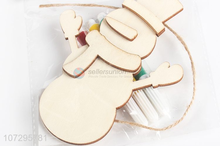4PCS 圣诞DIY套装（1PC挂件，3PC水彩笔）