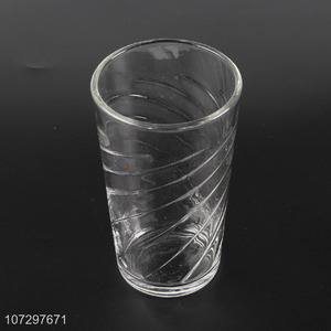 Contracted Design Transparent Glass Cup Drinking Water Glass Cup