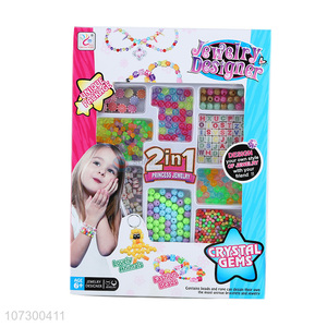 Hot Sale Diy Beads Jewelry Toy Set For Girl Gift