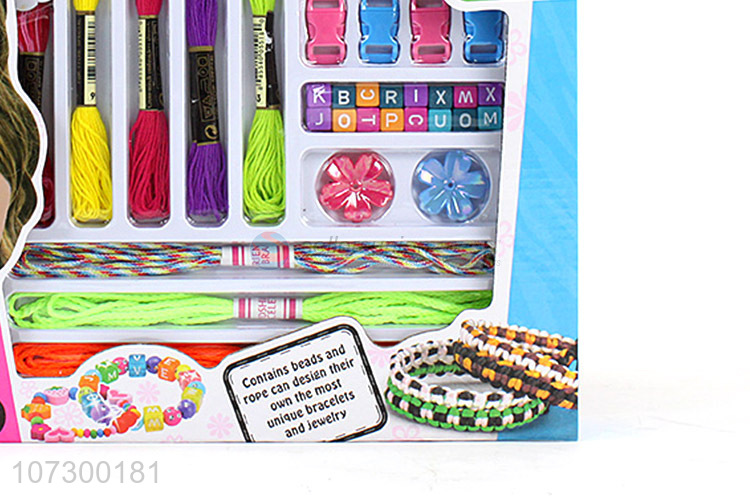 Best Price Educational Toys For Children Weave Bead Diy Weave Set Toy