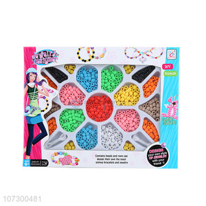 Reasonable Price Girls Diy Plastic Jewelry Toy Kids Jewelry Making Beads Kit