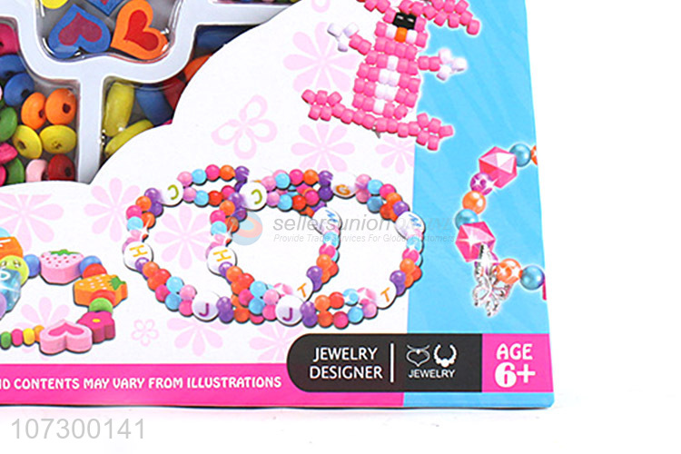 Best Sale Educational Fashion Funny Jewelry Diy Plastic Beads For Girls
