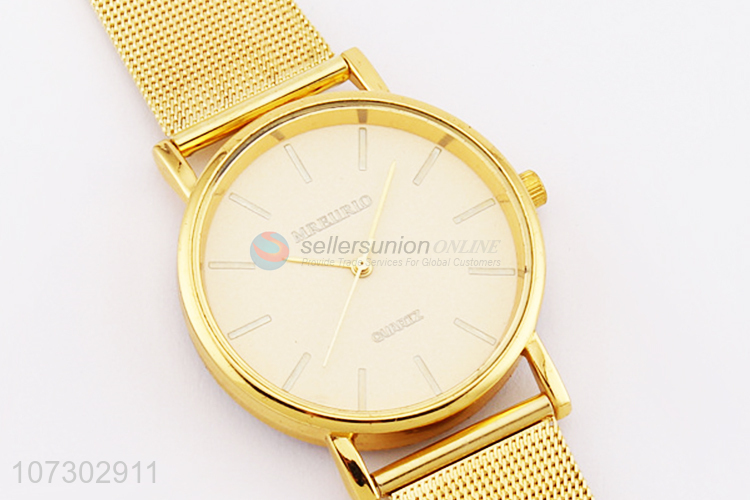 New Style Gold Watch Fashion Business Wrist Watch