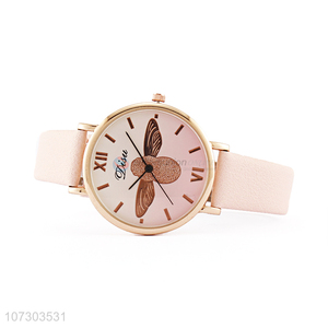 Modern Style PU Watchband Watches Ladies Casual Watch