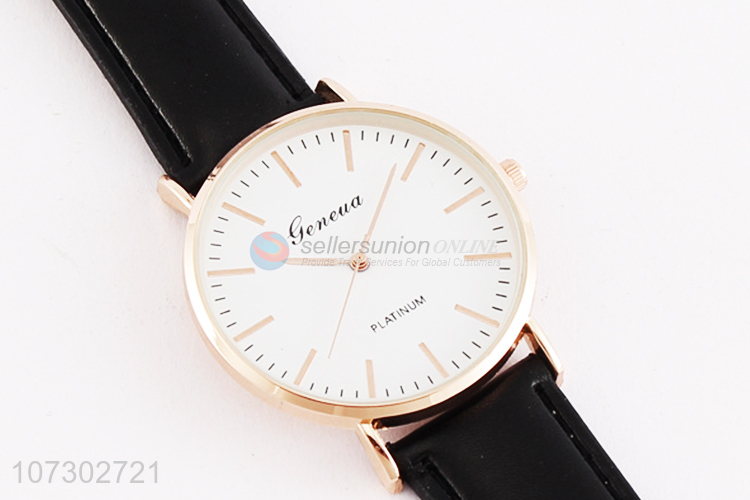 Hot Selling PU Leather Watchband Fashion Watch For Man