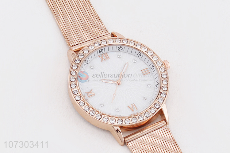 New Style Stainless Steel Watches Ladies Wristwatch