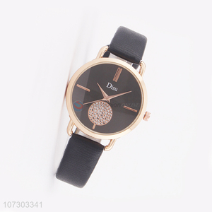 Good Quality PU Watchband Watches Fashion Ladies Watches