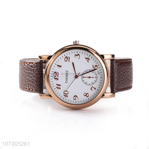 Fashion Style PU Watchband Watches Ladies Wrist Watch