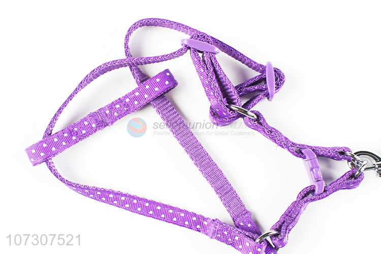 Popular products pet products heart printed dog harness dog collar