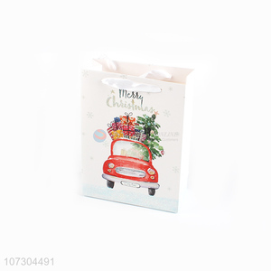 Wholesale christmas shopping packaging paper bag