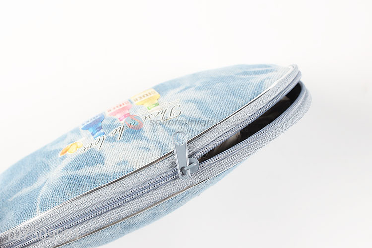 New style fashion print ladies denim purse girls handbag