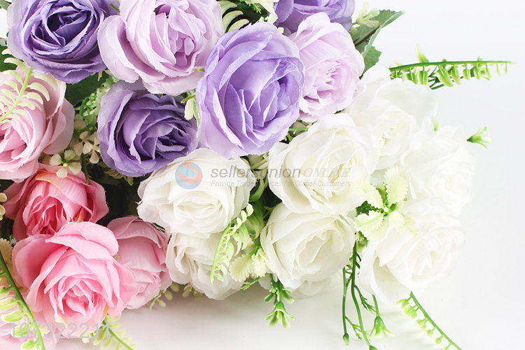 New Product 9 Heads Plastic Fake Flower Simulation Bouquet
