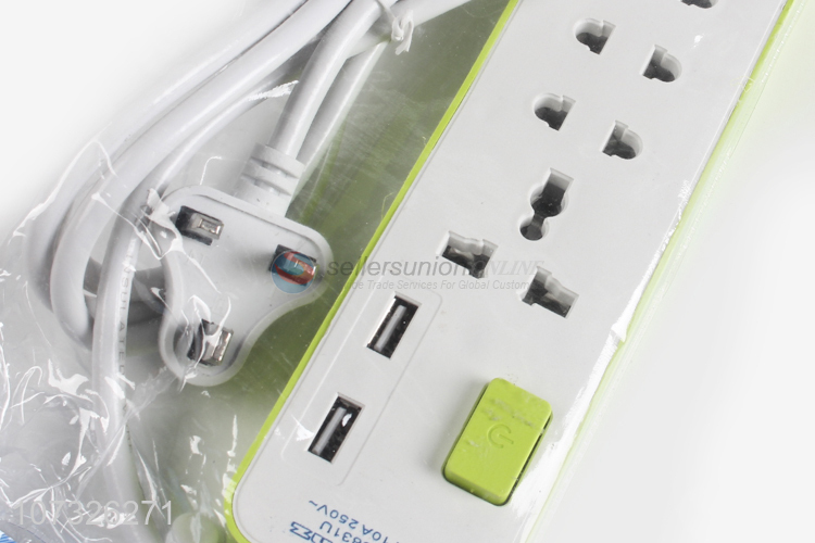 Good market 2 pin 3 pin electrical switch socket outlet with 2 usb ports