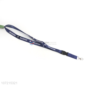 High quality neck lanyards polyester woven lanyards