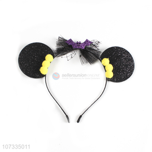 Wholesale Halloween Bat Round Ear Headband Air Accessories For Decoration