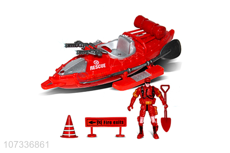 Best Quality Fire Boats Firemen Fire Tools Toy Set