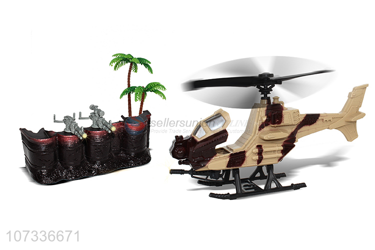 Best Selling Helicopter Small Battle Ship Military Toy Set