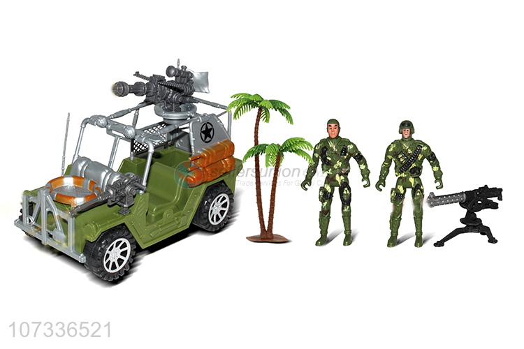 Good Quality Plastic Military Vehicle Military Toy Play Set