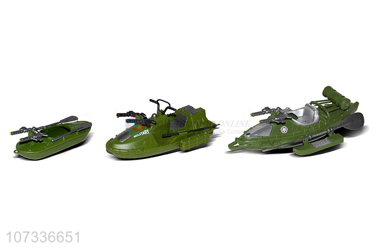 High Quality Plastic Assault Boat Military Toy Set