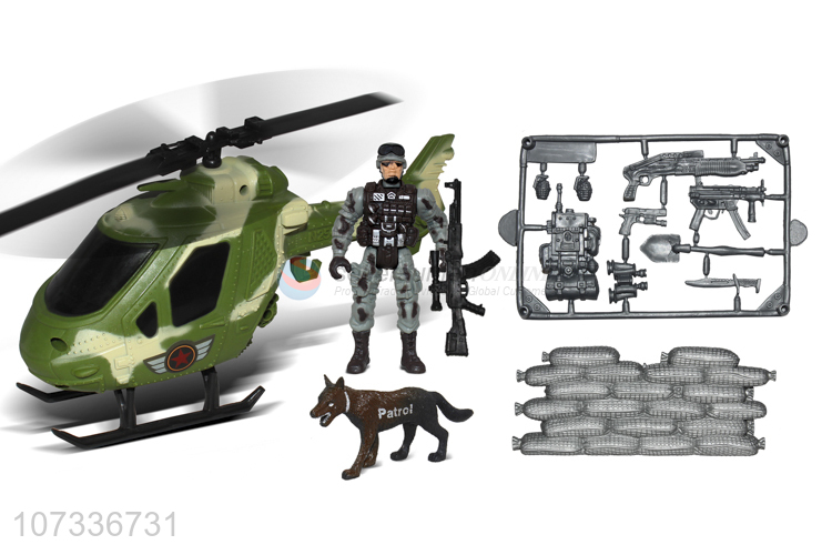 Good Quality Military Aircraft Military Toy Play Set