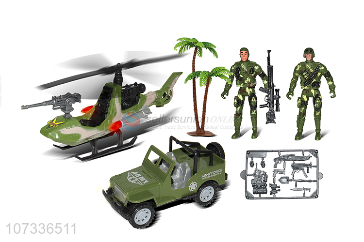 Best Quality Missile Helicopter Military Vehicles Toy Set